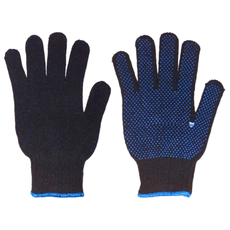 BLUE DOTTED GLOVES SINGLE SIDE