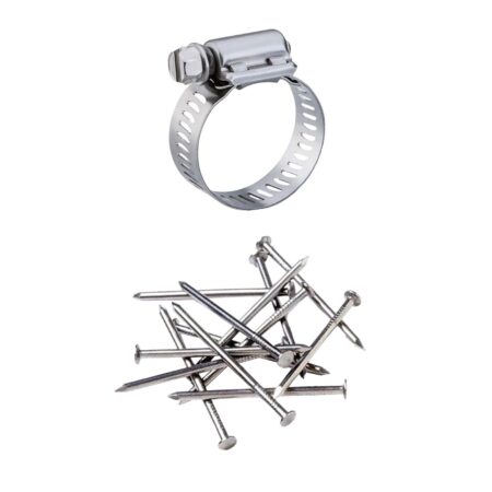 Hoose Clamp & Wood Nail